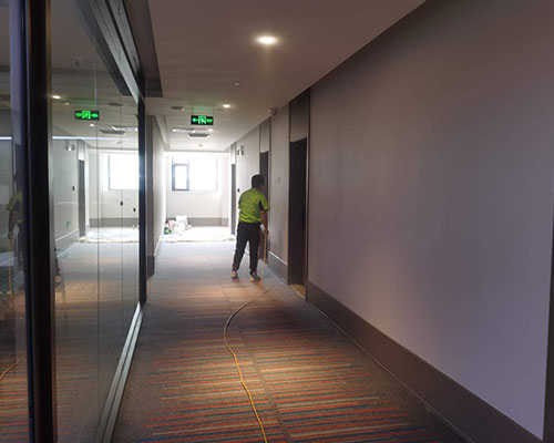 陝西榆林漢庭快捷酒店甲醛治理和異味處理