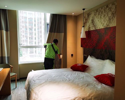 甲（jiǎ）醛治理——甘肅隴南（nán）宜必思酒店