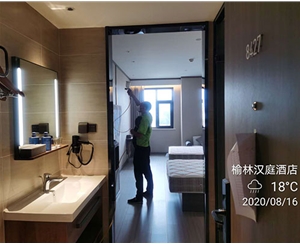 陝西榆林漢庭（tíng）快捷（jié）酒店甲醛治理和異味處理