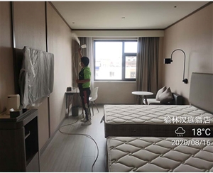 陝西榆林漢庭（tíng）快捷酒店甲醛治理和異味處理